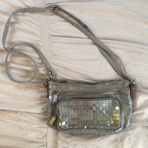 PINK Sequin Crossbody